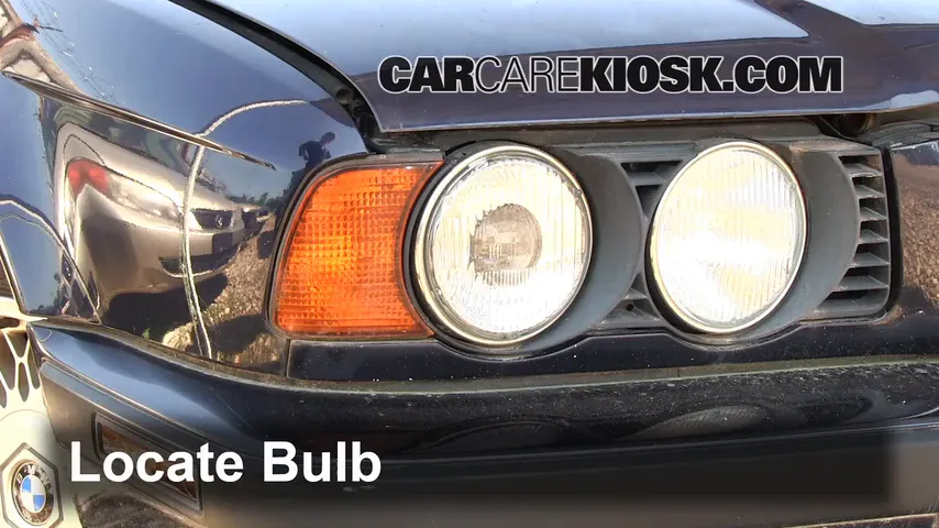 1995 BMW 540i 4.0L V8 Lights Turn Signal - Front (replace bulb)